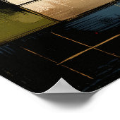 Divided Presence — Contemporary Abstract  Poster (Hoek)