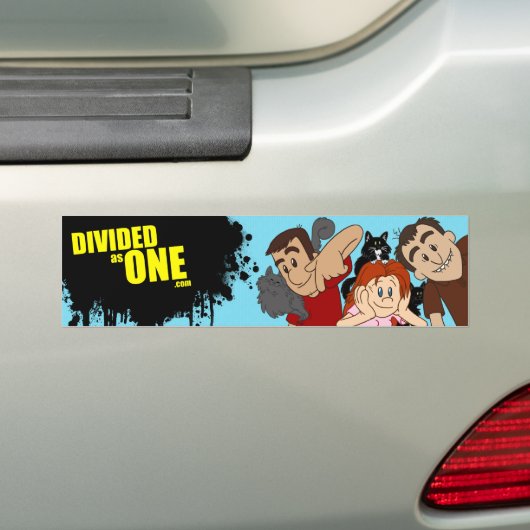 DIVIDEDasONE Bumpersticker (Op auto)