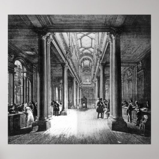 Dividend Kantoor, Bank of England Poster (Voorkant)