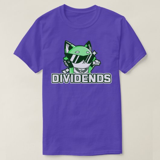 Dividendbeurs voor beleggers 11 t-shirt (Design voorkant)