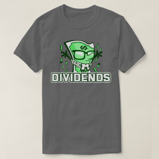 Dividendbeurs voor beleggers 7 t-shirt (Design voorkant)