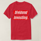 Dividendinvestering T-shirt (Design voorkant)