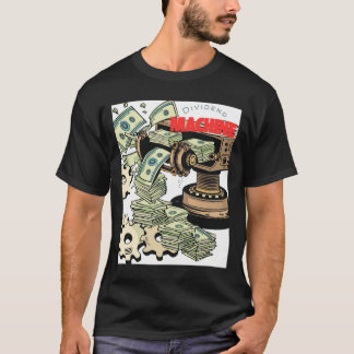 Dividendmachine – Geld fabriek illustratie T-shirt