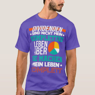 Dividends Investor Conservative Buy And Hold T-shirt
