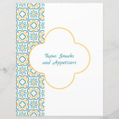 Divider Pagina voor Blauw Geel Spaans Multomap Teg (Voorkant)