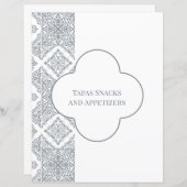 Divider Pagina voor grijs Spaans Multomap Tegel (Voorkant / Achterkant)