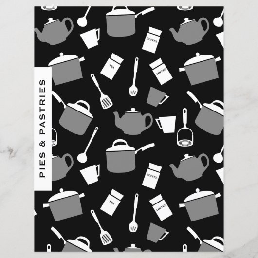 Divider voor taarten en pasteien | Black White Kit (Achterkant)