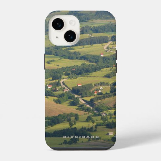 Divikbare groen iPhone hoesje (Achterkant)