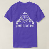 Divination Crazy Tarot Lady Crystal Ball Tarot T-shirt (Design voorkant)
