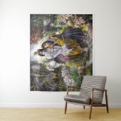 Divine All-Attractive Couple Krishna & Radha Wandkleed (In situ)