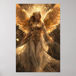 Divine Angel Oracle Kaart Hoge kwaliteit cinemat Poster