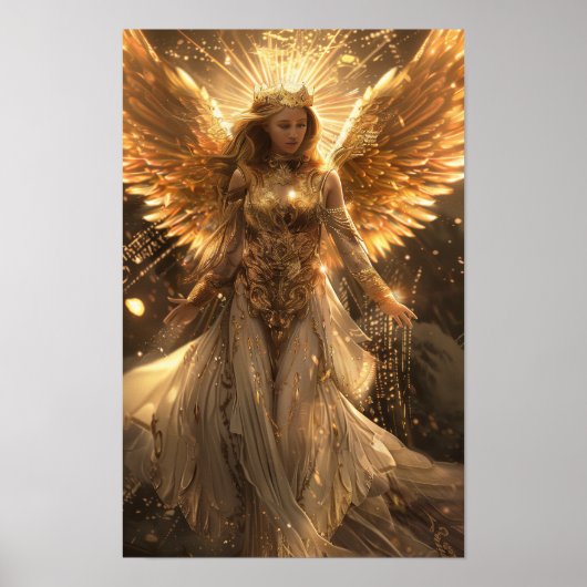Divine Angel Oracle Kaart | Hoge kwaliteit cinemat Poster (Voorkant)