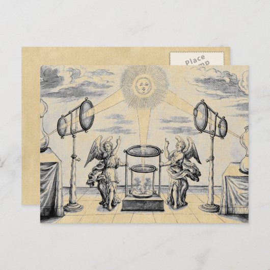 Divine Angels of Alchemy Briefkaart (Voorkant / Achterkant)