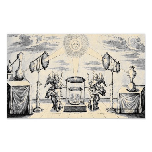 Divine Angels of Alchemy Foto Afdruk (Voorkant)