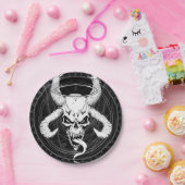 Divine Arcane Skull of Death (zwart) Papieren Bordje (Feest)