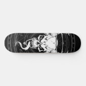 Divine Arcane Skull of Death (zwart) Persoonlijk Skateboard (Horizontaal)