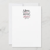 Divine Assurance - Joshua 1:9 Christelijk ontwerp Bedankkaart (Achterkant)