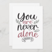 Divine Assurance - Joshua 1:9 Christelijk ontwerp Bedankkaart (Voorkant / Achterkant)