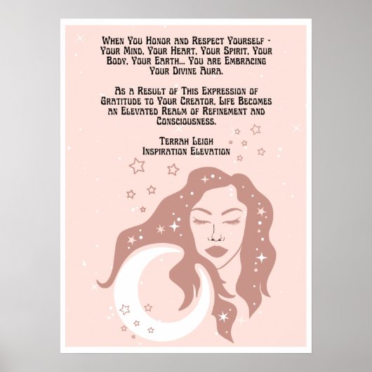 Divine Aura Poster by Terrah Leigh Tullie (Voorkant)