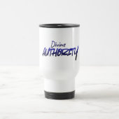 Divine AUTHORITY – Blue Gradient Design Travel Mug Reisbeker (Center)