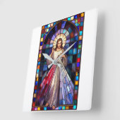 Divine Barmhartigheid Jezus Wandklok (Hoek)