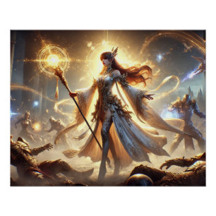 Divine Battle Healer Posters - Kracht Mededogen