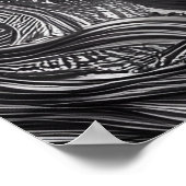 Divine Black Girl Digital Art Portret Poster (Hoek)