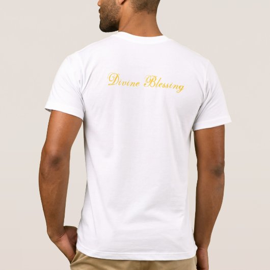 Divine Blessing - Mannen T-shirt (Achterkant)