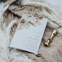 Divine Boho Bloem Roze Goud Folie Bruiloft