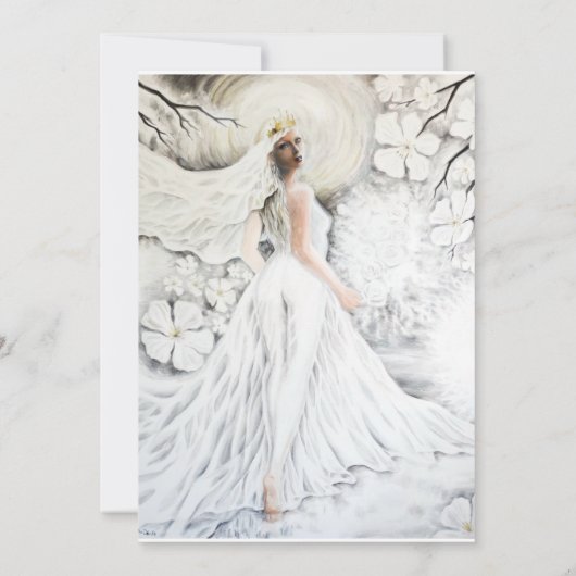 Divine bride kaart (Achterkant)