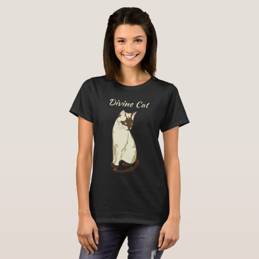 Divine Cat T shirt (Voorkant volledig)