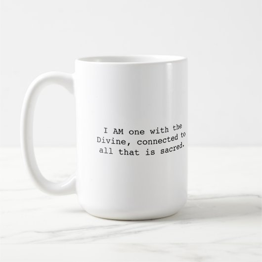 Divine Connection Mantra Mug with Prayer Portal Koffiemok (Links)