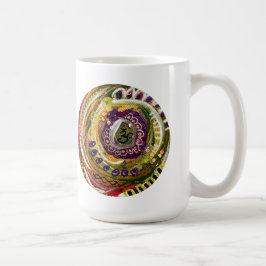 Divine Connection Mantra Mug with Prayer Portal  Koffiemok