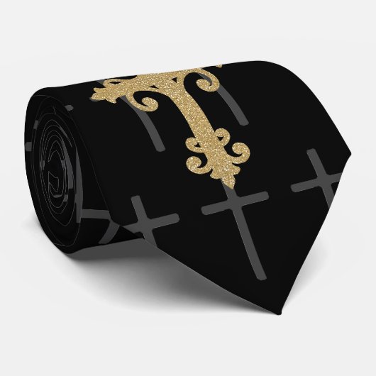 Divine Cross Stropdas (Opgerold)