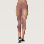 Divine Curves – Elegant Feminine Line Art Leggings (Achterkant)