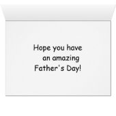 Divine Dad Vaderdag Kaart (Binenzijde Horizontaal (Onderkant))