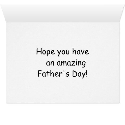 Divine Dad Vaderdag Kaart (Binenzijde Horizontaal (Onderkant))