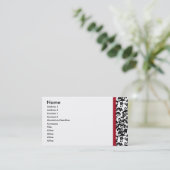 Divine Damask Visitekaartje (Staand voorkant)