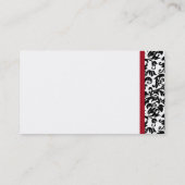 Divine Damask Visitekaartje (Achterkant)