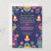 Divine Diwali Harmony Kaart (Achterkant)