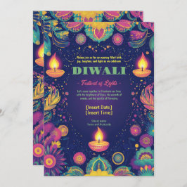 Divine Diwali Harmony Kaart