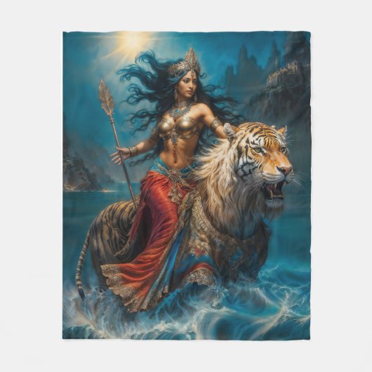 Divine Druga Goddess Fleece Deken (Voorkant)