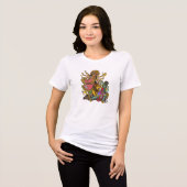 Divine Durga Mahishasura T-shirt (Voorkant volledig)