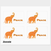 Divine Elephant Rechthoekige Sticker (Vel)