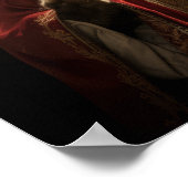 Divine Feline Majesteit: De Kat van Jezus Poster (Hoek)