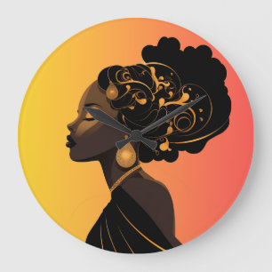 DIVINE FEMININE #3 CLOCK GROTE KLOK
