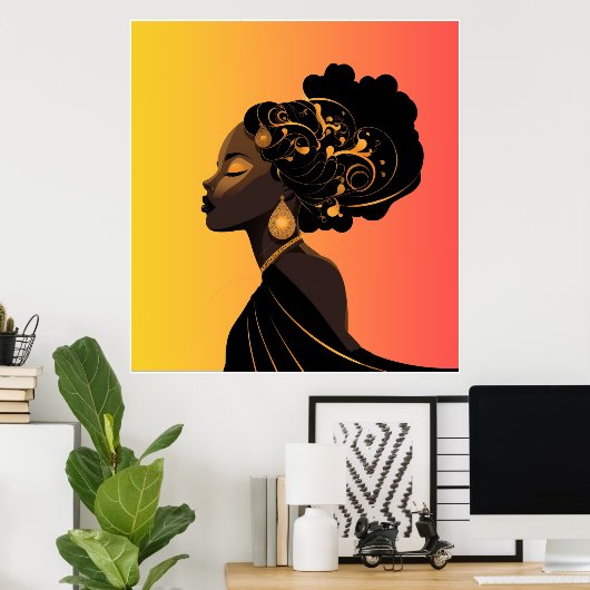 DIVINE FEMININE #3 POSTER (Thuiskantoor)