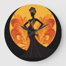 DIVINE FEMININE #4 CLOCK GROTE KLOK