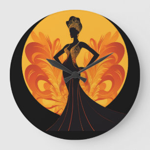 DIVINE FEMININE #4 CLOCK GROTE KLOK
