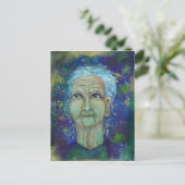 Divine Feminine Auntie Ebb Briefkaart (Staand voorkant)